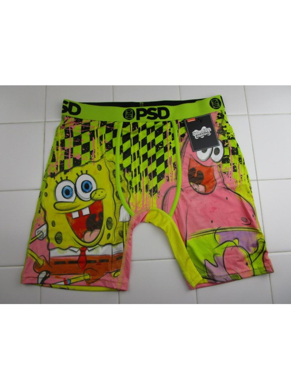 PSD Spongebob Squarepants Drip Squad Men's Medium Underwear Boxer Briefs